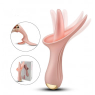 silicone tongue vagina 10 frequencies licking vibrator