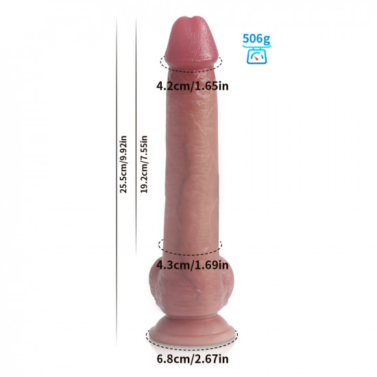 size queen 10 inch dildo realistic silicone