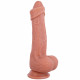 sliding foreskin dildo 8.5 inch realistic strap on