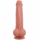 sliding foreskin dildo 8.5 inch realistic strap on