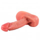 slim pink flesh suction cup realistic dildo