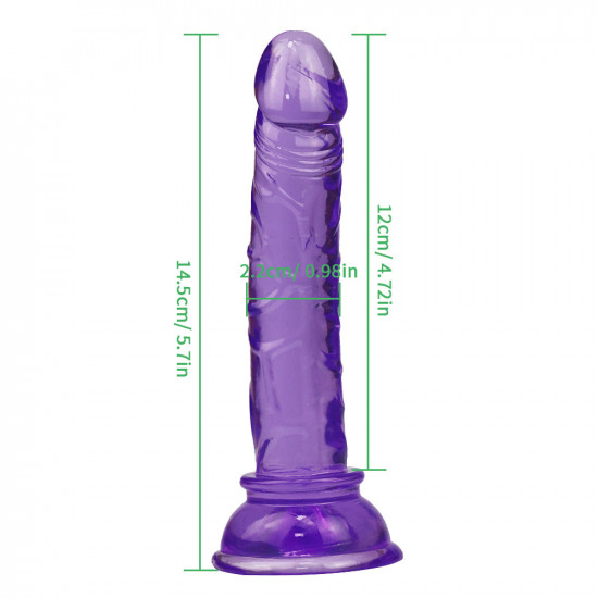 small purple dildo small suction cup