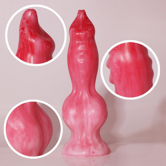 small wolf knotted dildo for beginners