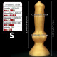 small yellow dog dildo anal toy