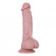 soft flesh silicone realistic 8 in dildo