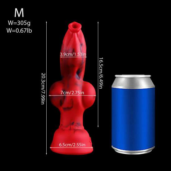 soft multi-size fantasy werewolf dildo