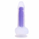 soft purple jelly silicone dildo