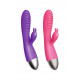 silicone rabbit vibrator rechargeable waterproof