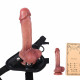 ultra realistic dildo harness 8 inch