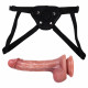 ultra realistic dildo harness 8 inch