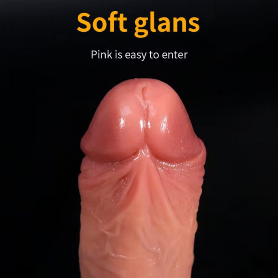 super soft dildo realistic 10 inch with balls