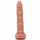 9 inch textured silicone dildo