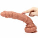 9 inch textured silicone dildo