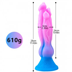 three headed dog dildo big sex toys