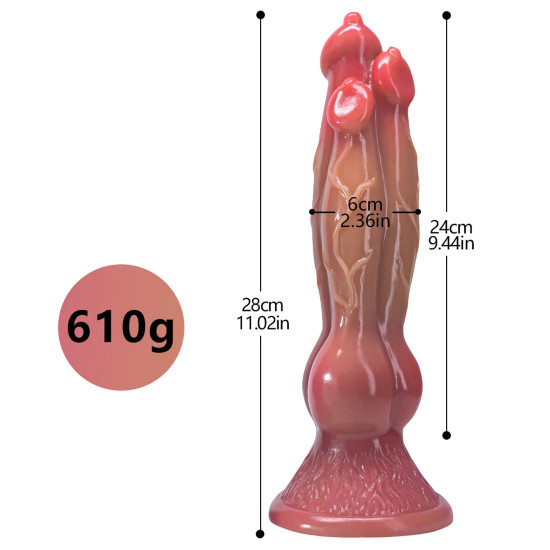 three headed dog dildo big sex toys