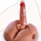 torso doll with 7 inch realistic thrust dildo