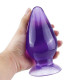 tpe big anal plug for adult game with suction cup