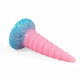 unicorn dildo tapered 8 inch pink light up