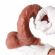 vein texture dildo with balls