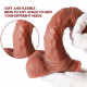 vein texture dildo with balls