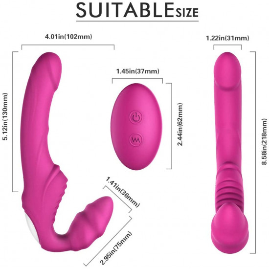 vibrating  strap on silicone dildo sex toys