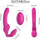 vibrating  strap on silicone dildo sex toys