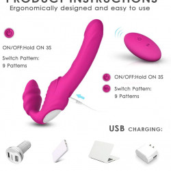 vibrating  strap on silicone dildo sex toys