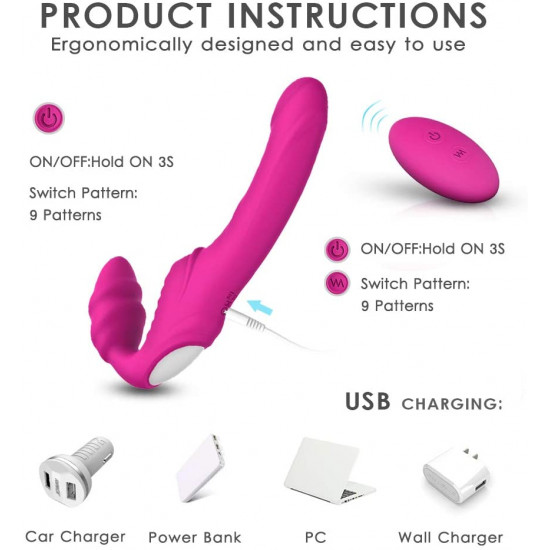 vibrating  strap on silicone dildo sex toys