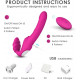 vibrating  strap on silicone dildo sex toys