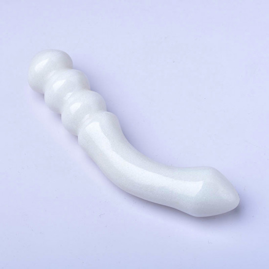 white aventurine anal dildo crystal