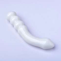 white aventurine anal dildo crystal