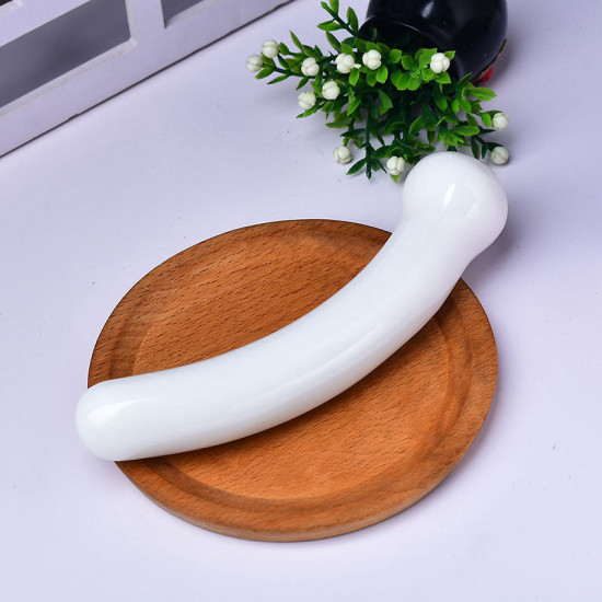 white aventurine dildo