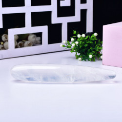 white crystal dildo