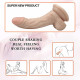 white dildo silicone with suction cup balls